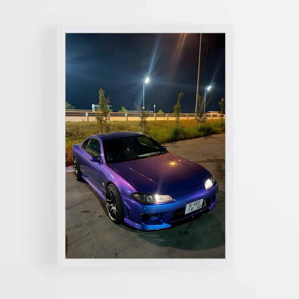 Poster Silvia S15 Éclatant – affiche Nissan (vue 3)